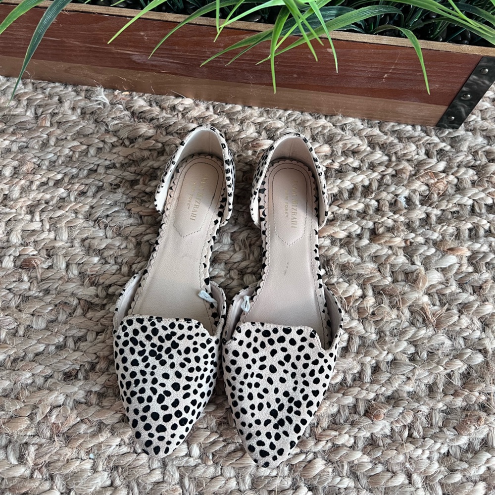 Cheetah leopard print flats